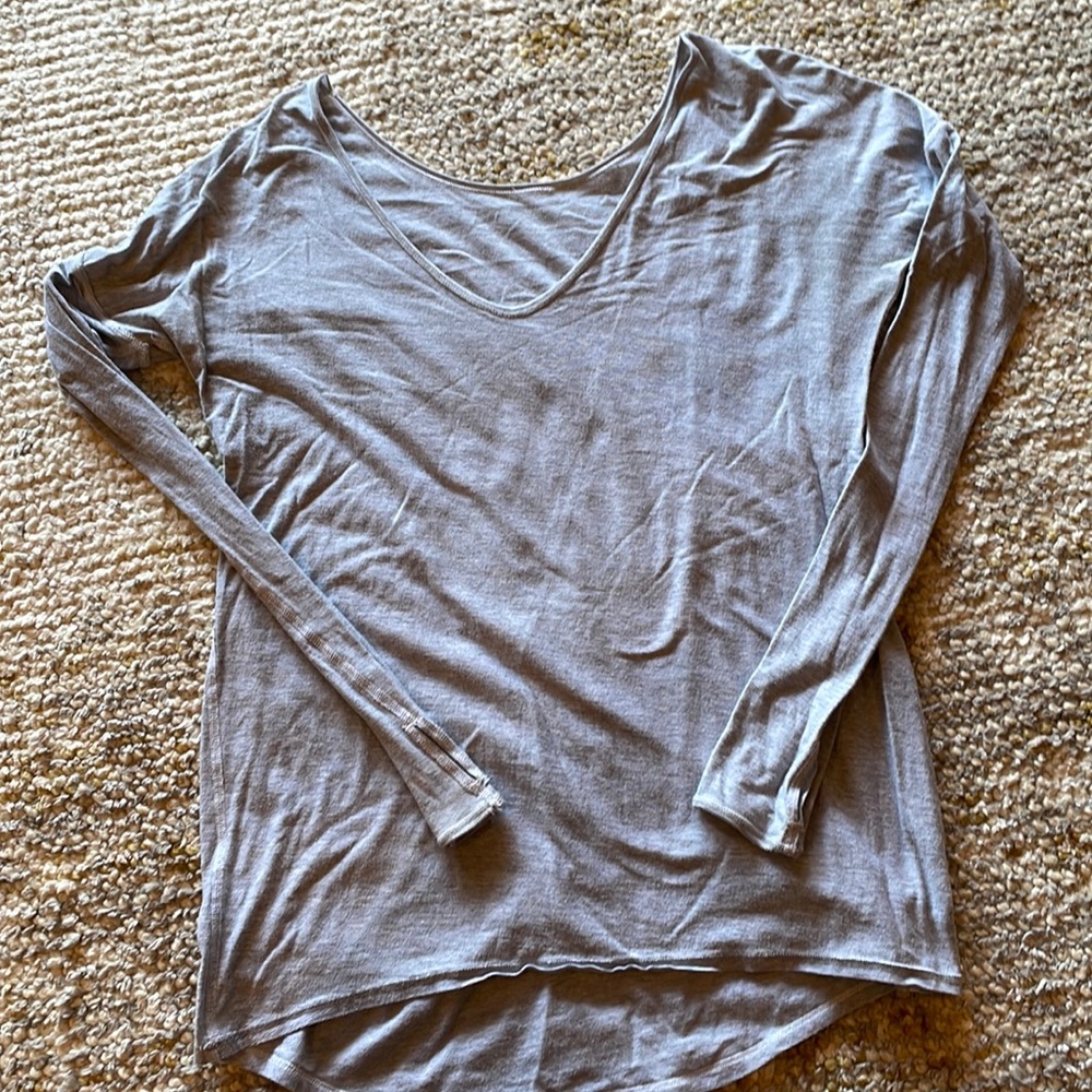 Lululemon long sleeve cotton shirt 6